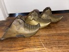Lot Of 3 Antique Brass Conquistador Shoes Stirrups