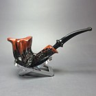 Nording Rustic Partially Rusticated Freehand Estate Briar Pipe  Unsmoked