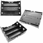 5pcs For 3 X 3 7v 18650 Battery Plastic Holder Case Holders 6 Pins Us Stock