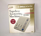 Bellsouth Tapeless Answering Machine 1186 Voice Digital White Telephones Vintage