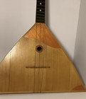Vintage Authentic Soviet Russia Balalaika 3 Stringed Made N Ussr Leningrad 1969 