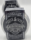 Lot Of 2 Steve   Sons Barbershop Hair Pomade Matte Finish Natural Look 1 4 Oz