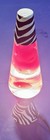 Zebra Lava Lamp 16 5  Pink Lava Tested Clear Model 2000 Nice 