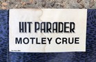 Vintage Motley Crue metallica Wall  poster  Double Sided Great Looking 31  X 21 