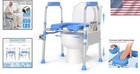 Padded Toilet Seat Riser For Seniors Fsa hsa  450 Lbs Heavy Duty