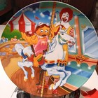 Vintage  1993  9  Ronald Mcdonald birdie On A Merry-go-round Plate - Brand New  