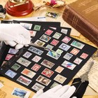 10 Sheets 20 Pages Postage Stamp Album Pages  8 Pockets 7 7x 1 18in Stamp