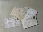 25  Vintage Antique Greeting Postcards Birthday Best Wishes Various Types Mailed