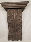 Antique Solid Wood Wall Corbel Shelf Bracket Architectural Carved 13 