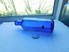Stunning Rare Blue 6- Sided Poison Embossed poison  Not To Be Taken