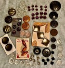 Rare Beautiful Buttons  Huge Lot Of 300 Plus Vintage Buttons