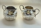 Sterling Silver Mexico 2 Piece Creamer And Sugar Bowl Set - No Monogram - Heavy