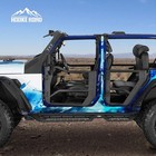 Tube Half Doors With Mesh For 2018-2025 Jeep Wrangler Jl   Gladiator Jt 4-door