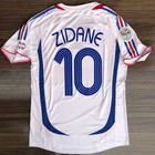 France Zidane  10 World Cup 2006 White Soccer Away Jersey Mens Size L