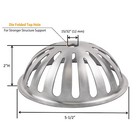 Leyso Stainless Steel Heavy Duty 5-1 2  Dome Floor Sink Drain Strainer Cover