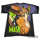 The Mask Movie Promo T Shirt Jim Carey Vintage All Over Print Double Sided