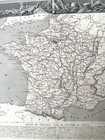 Beautiful Vintage  Map Of France 1852 Atlas National Illustr     Victor Levasseur