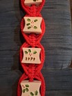 Vintage Macrame Noel Hanging 1979 Handmade xmas