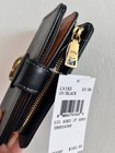 Coach Medium Wallet Leather Black Ca193 Outlet New With Box