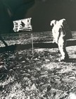 1969 Nasa Apollo 11 Photo Buzz Aldrin Usa Flag Rca Astro Elec 69-9-514