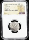 Armenia 1198-1219 Ad Levon I Silver Tram Knights Templar Coin Of Crusades Ngc Au