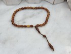 Old Bakelite Marbled Amber Butterscotch Faturan Necklace Prayer Beads 9 5mm