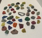 Used Climbing Holds - 45 Used Foot Chips Jibs - Vintage Holds