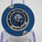 Vintage Casino Chip  1 Mgm Grand Hotel Las Vegas Nevada Poker Gaming Blue Coin