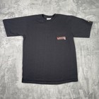 Vintage Dale Earnhardt Shirt Mens Large Nascar Distress Racing Black Pocket Tee