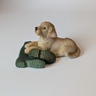 Regency Fine Arts Awaiting His Master Labrador Puppy Figurine Dog Boots 5  Vgc 