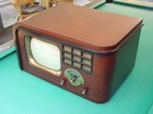 Vintage 1940 s Videodyne Model 12fm  12  Table Top Tv W  Dumont Tv-fm Inputuner