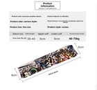 Black Tribal Temporary Press-on Tattoo Full Arm Sleeve  Large  Asymmetrical