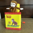 Vintage 2006 Schylling Curious George Jack In The Box - Yellow Tin - Working