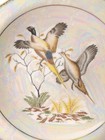 Royal Crown 3 Ashtrays Lusterware Game Birds Vintage 8    Ashtrays No  3933