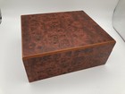 Vintage Abbey Wooden Cigar Humidor Bonus 30 Pieces Of Cigars 10 25x 8 75x4 5  