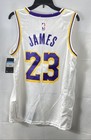 Nwt Nike Men s La Lakers Lebron James  23 Association Swingman Jersey Size M