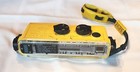 Vintage Minolta Weathermatic A 110 Film Underwater Camera Yellow With Flash