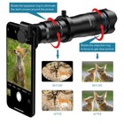 Apexel 28x Telephoto Lens Monocular Telescope Lens With Tripod Remote For Phone