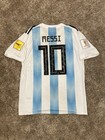 Adidas Authentic Messi Argentina 2018 Fifa World Cup Stadium Jersey Home Size Xl