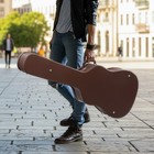 Acoustic Guitar Hard Case Fits 41-inch Guitars Portable Hardshell Case