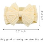 Kidocheese Beige Purple Blue Baby Headbands