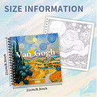 Van Gogh Adult Coloring Book 30 Sheets Art Therapy Relaxation Drawing Book