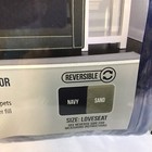 Sofa Shield Loveseat Cover Furniture Protector With Straps Navy Sand 54 In New