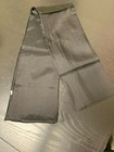 18th Century  Rev War Man s Black 100  Silk Neckerchief Cravat - 14  X 72  - New