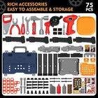 Kids Tool Bench Set With Electric Drill And Chair construction Workbench Toys   