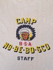 Champion 1950s Bsa Scout Camp Runners Tag Indian Chief T Shirt   Vtg