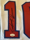 Dennis Rodman Signed Autographed Custom White red blue Jersey Jsa Authentication
