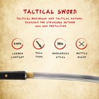 Japanese Tactical Katana  Hand Forged  Manganese Steel  Samurai Sword
