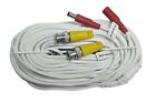 100ft Cctv Security Camera Cable Cctv Video Power Wire Bnc Rca Cord Dvr Lot Wt