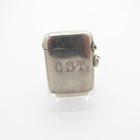 Antique C-1896 Chester England Sterling Match Safe  Matchsafe  Vesta